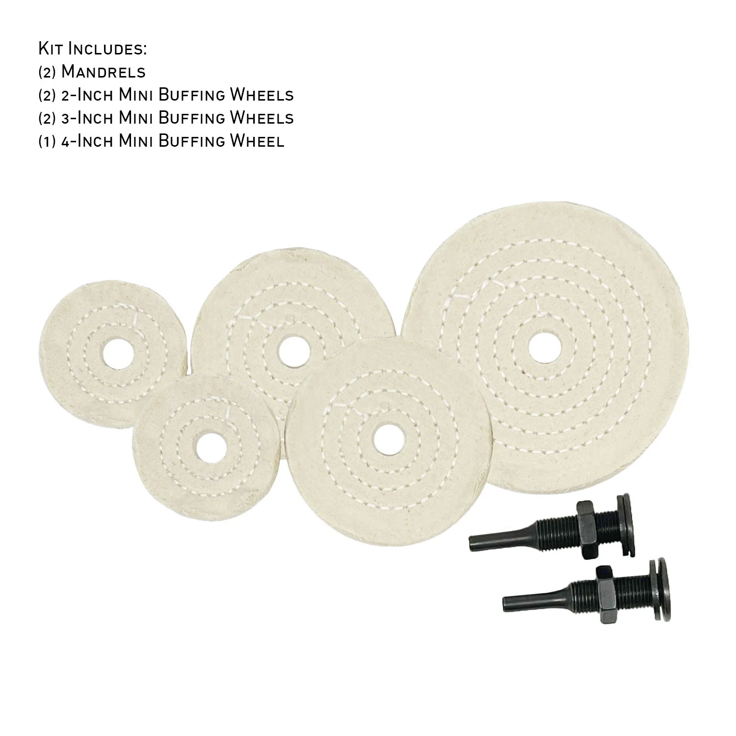 Mini Buffing Wheels (1/2" Arbor Hole) - Thumbnail 21