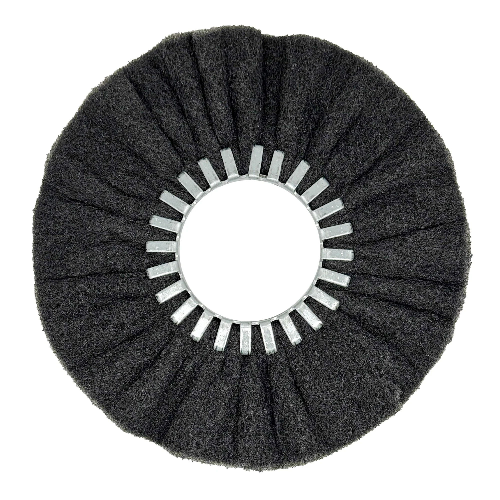 Ultra-Fine and Very Fine Satin Airway Buffing Wheel for Angle Grinders - Thumbnail 5