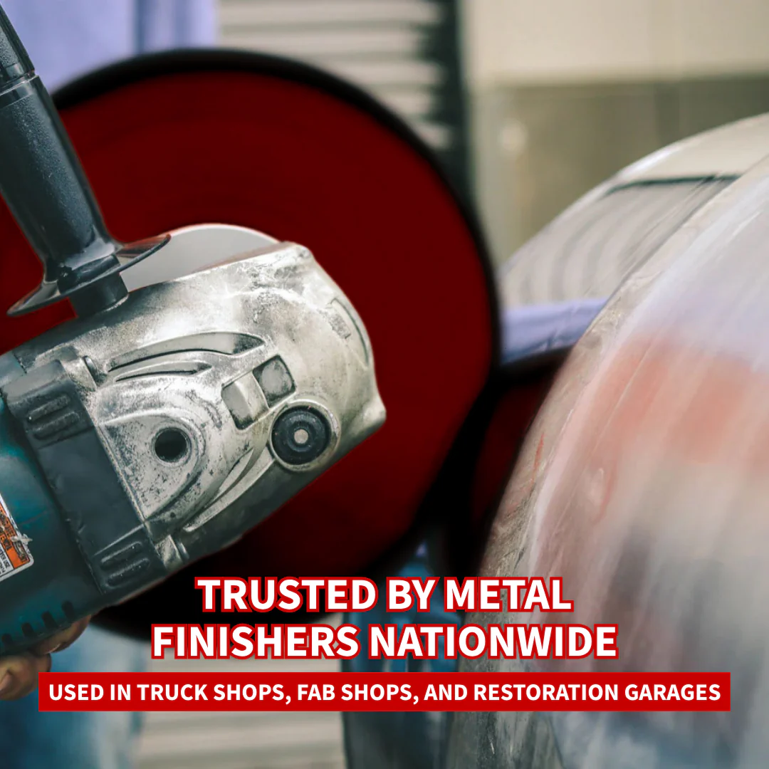 Case Pack Satin Airway Buffing Wheel for Angle Grinders - Bulk Deal - (5/Pack) - Thumbnail 11