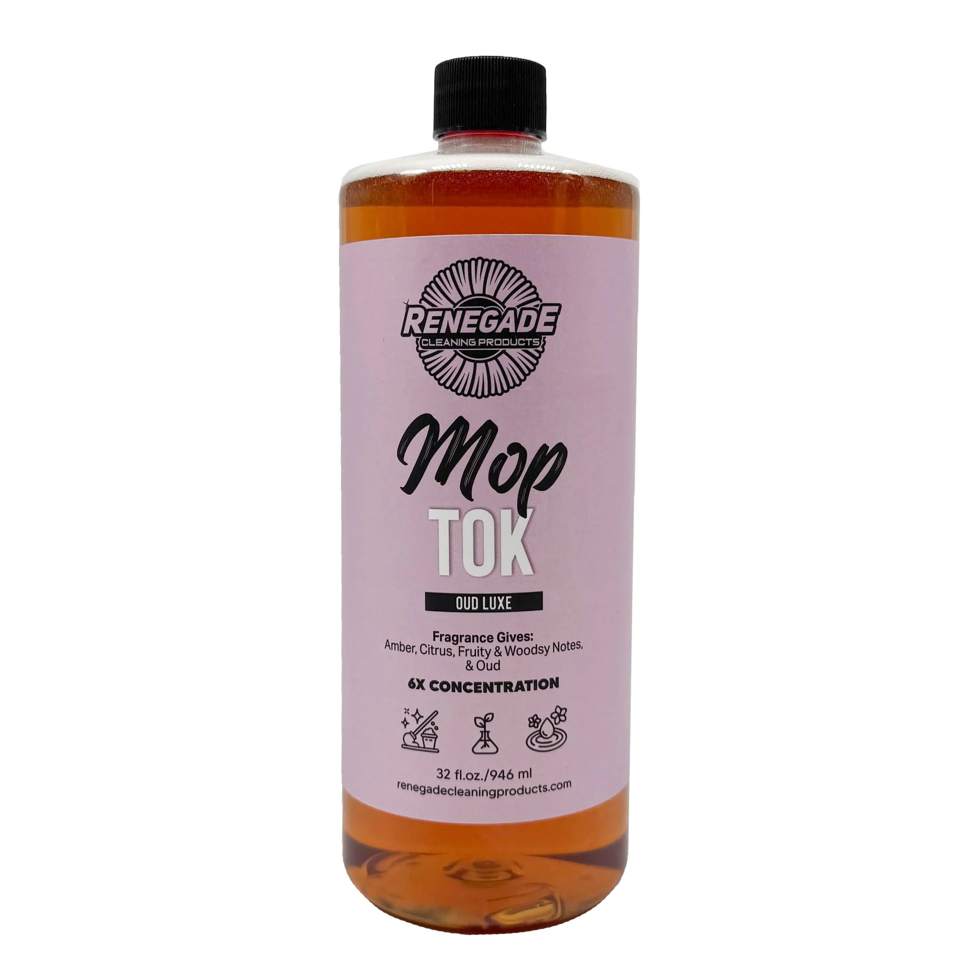 Mop Tok: 6X Concentrated Luxury Mop Soap Solution (32oz.) - Thumbnail 2