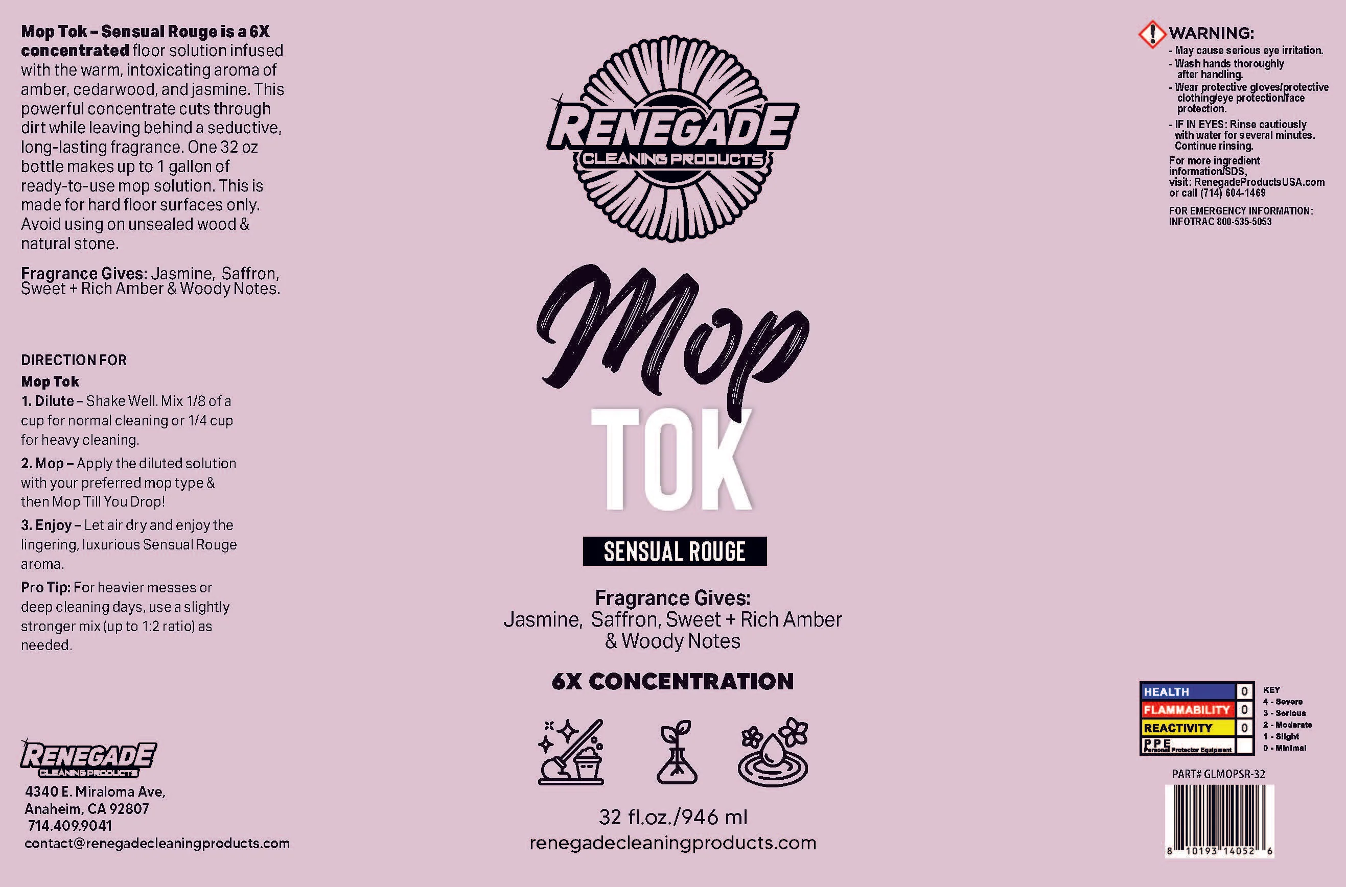 Mop Tok: 6X Concentrated Luxury Mop Soap Solution (32oz.) - Thumbnail 13