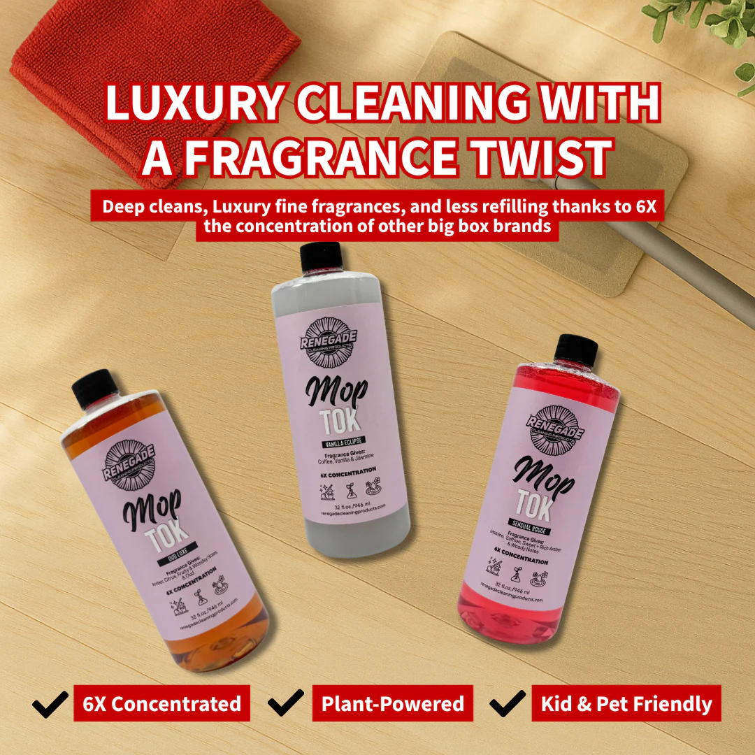 Mop Tok: 6X Concentrated Luxury Mop Soap Solution (32oz.) - Thumbnail 8