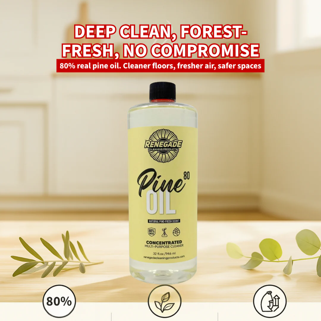 Pine Oil 80 Cleaner: 80% Pure Pine Oil - 32 oz. and 1-Gallon, Plant‑Powered Disinfectant - Thumbnail 4