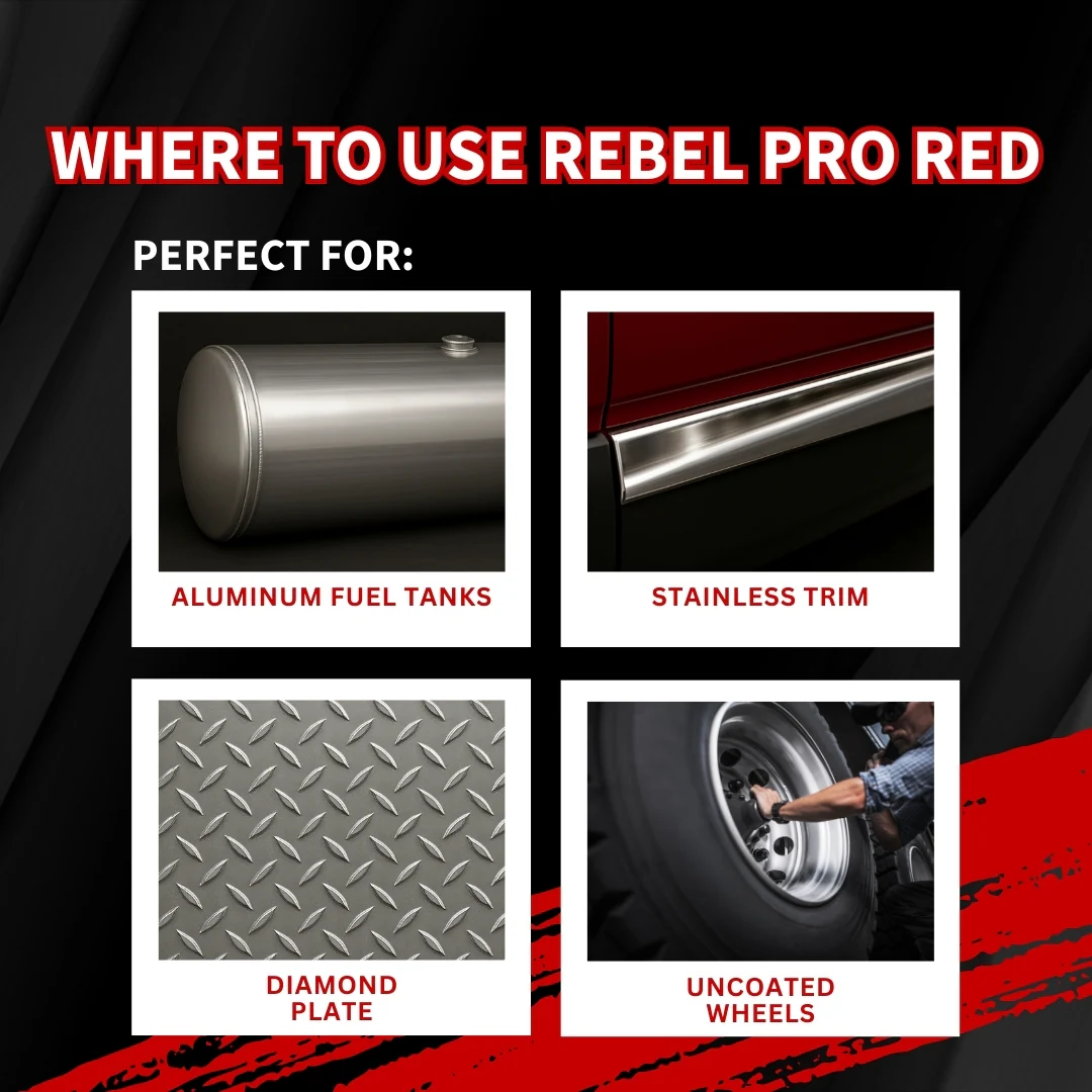 Renegade Pro Red Heavy Cut Metal Polish - Thumbnail 6