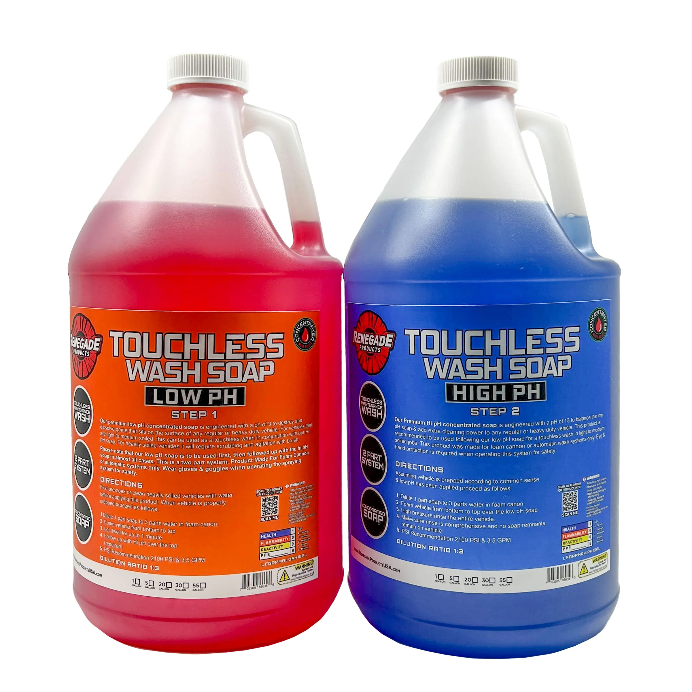 Touchless 2-Step Truck Wash Soap System