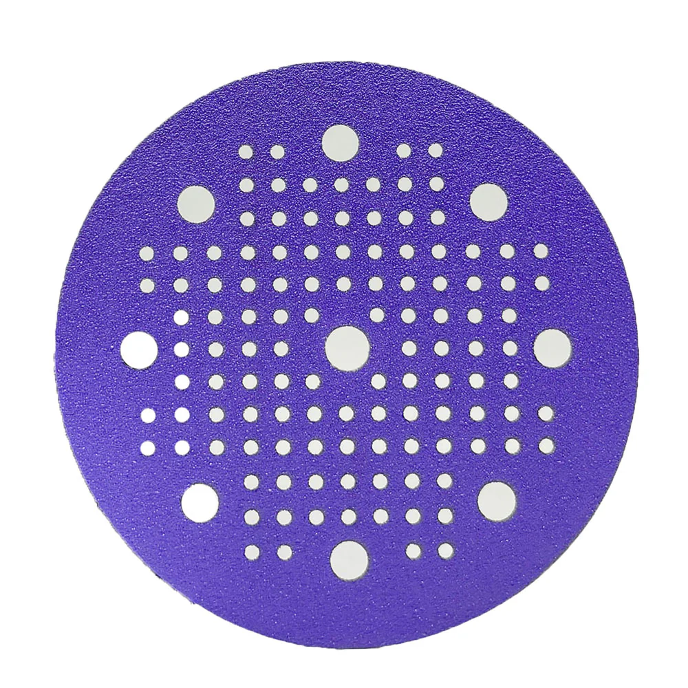 5" and 6" Hook & Loop Savage Ceramic Sanding Discs: MULTI-HOLE (50 Pack)