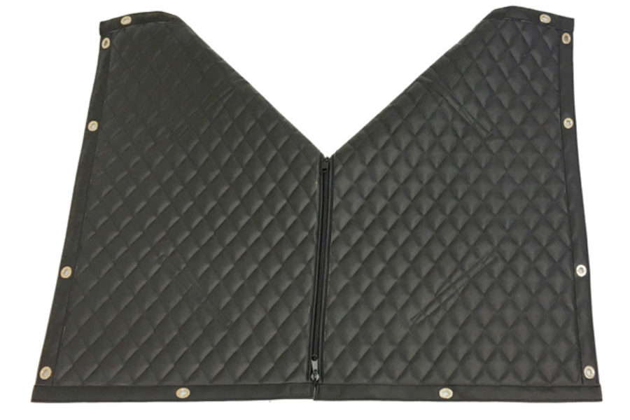 1-Zip Quilted Half Open Winter Front