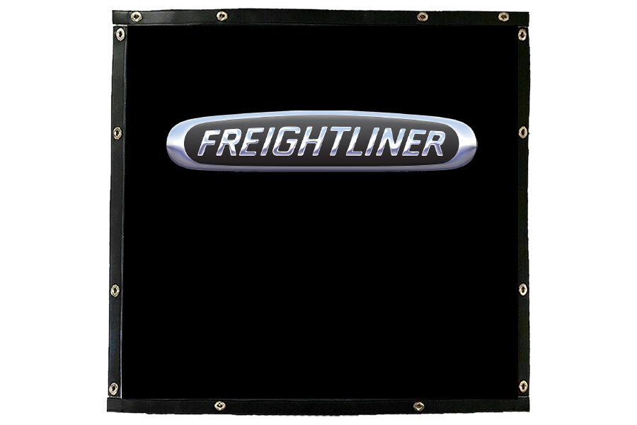 Freightliner Logo on Black Screen