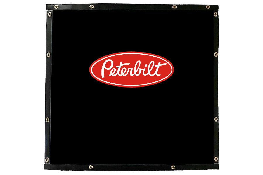 Peterbilt Logo on Black Screen