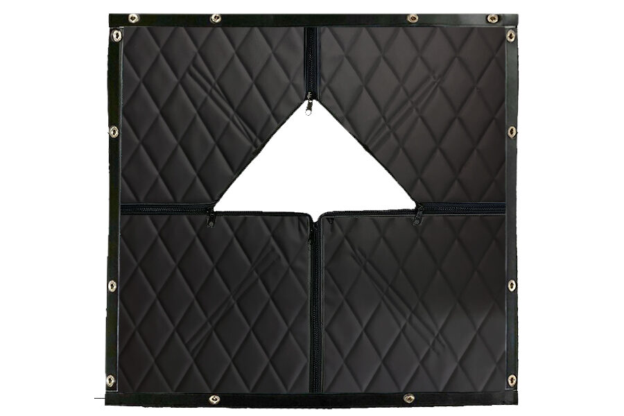 2-Zip Quilted Open Winter Front