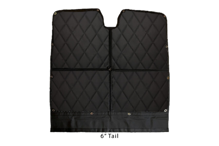 Peterbilt Extreme Cold Weather Winter Front with 6” Tail to block additional airflow between bumper & radiator grill