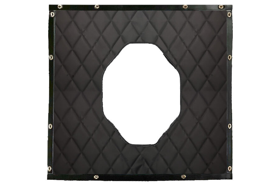 Quilted Oval X Winter Front
