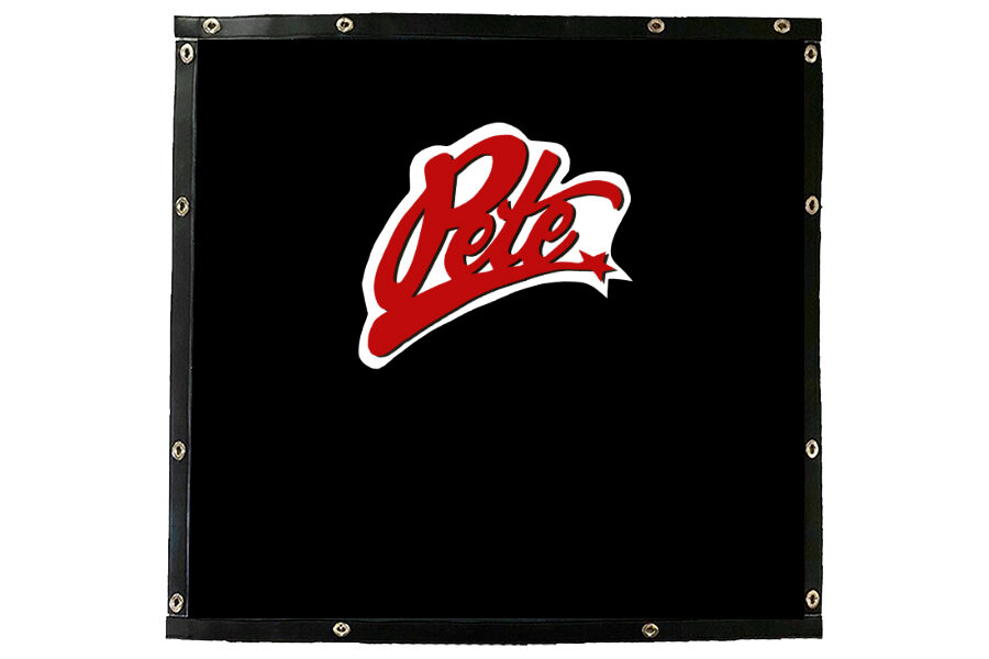 Red Pete on Black Bug Screen