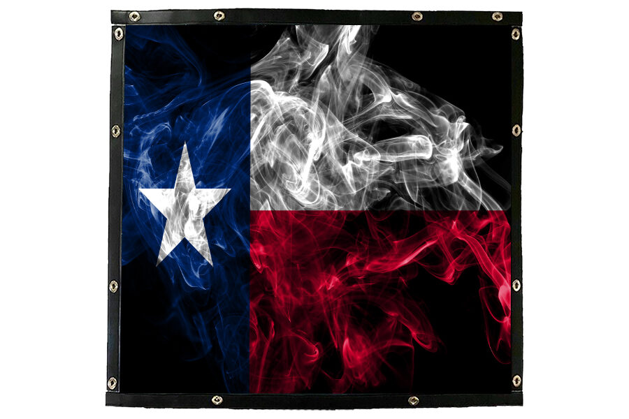 Smoky Texas Flag Bug Screen - Main Image