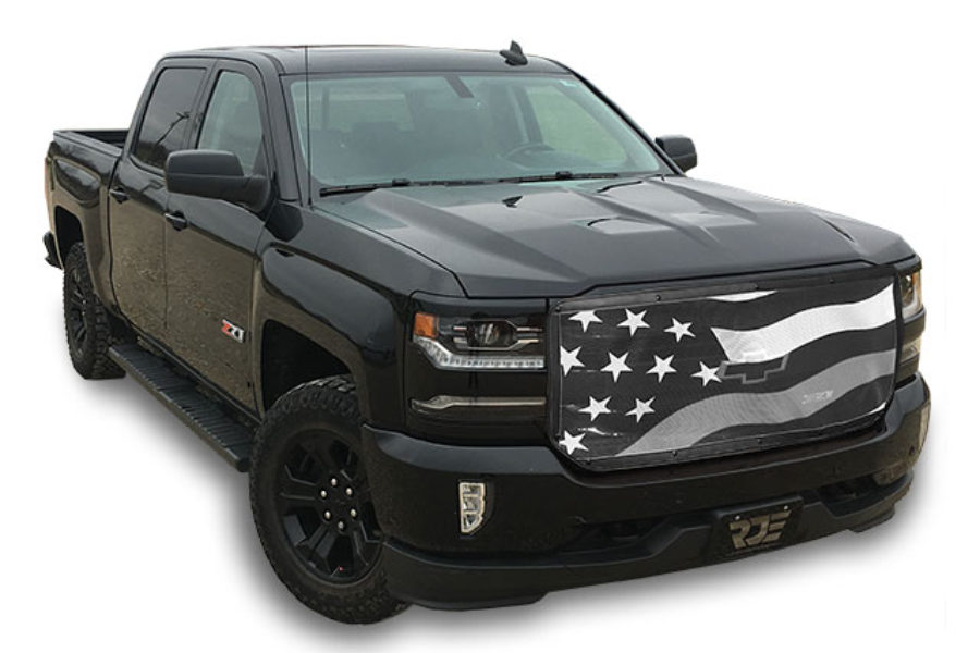 Stars & Stripes Bug Screen – Black - Main Image