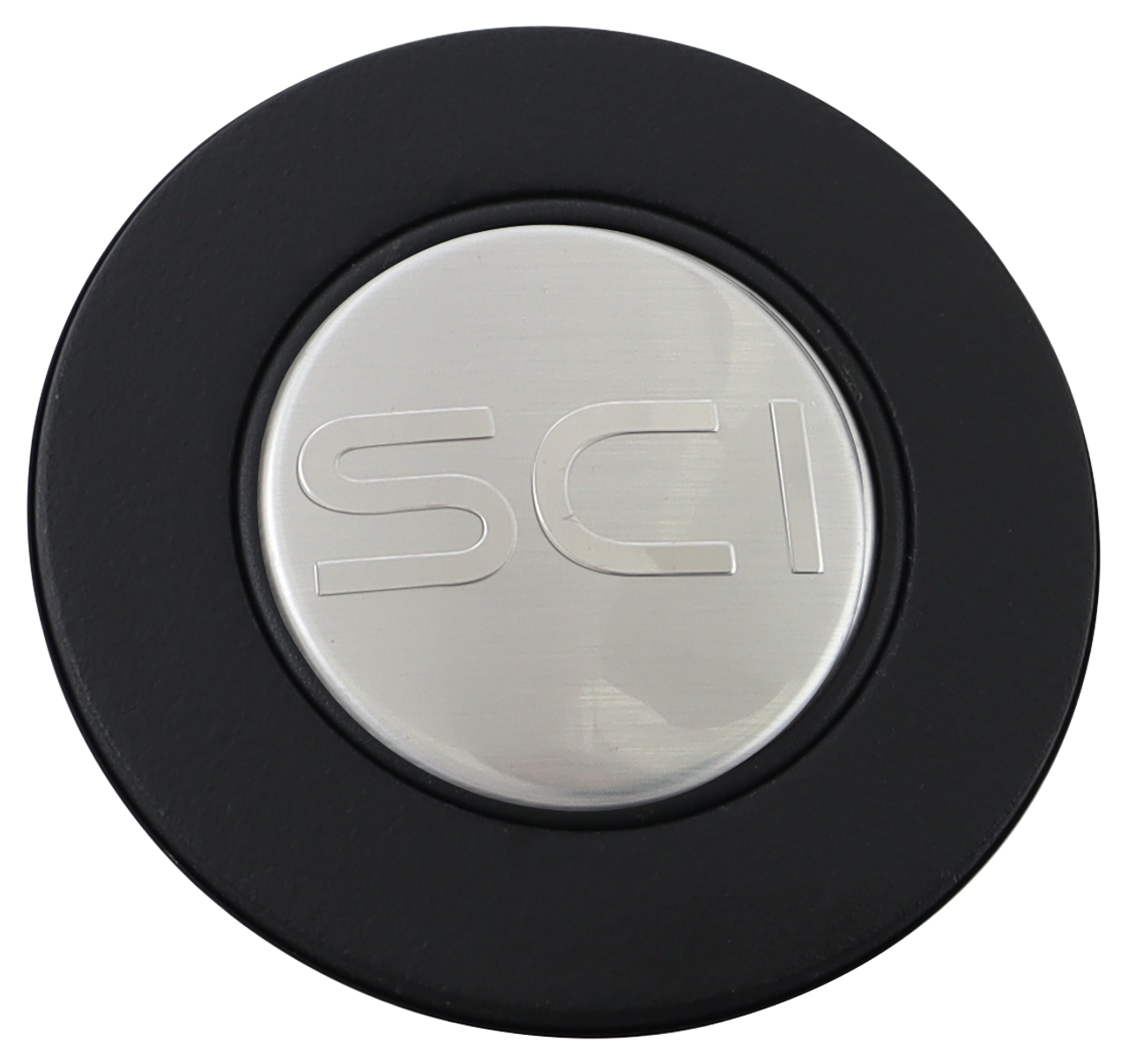 Black Textured - SCI - Silver Medallion