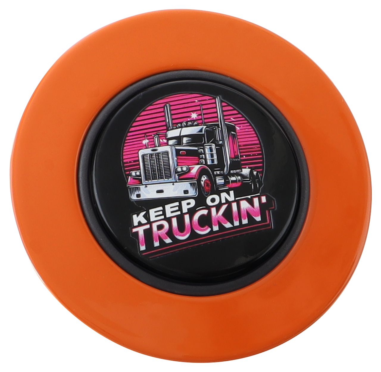 Classic Orange - Keep on Truckin' - Black Medallion