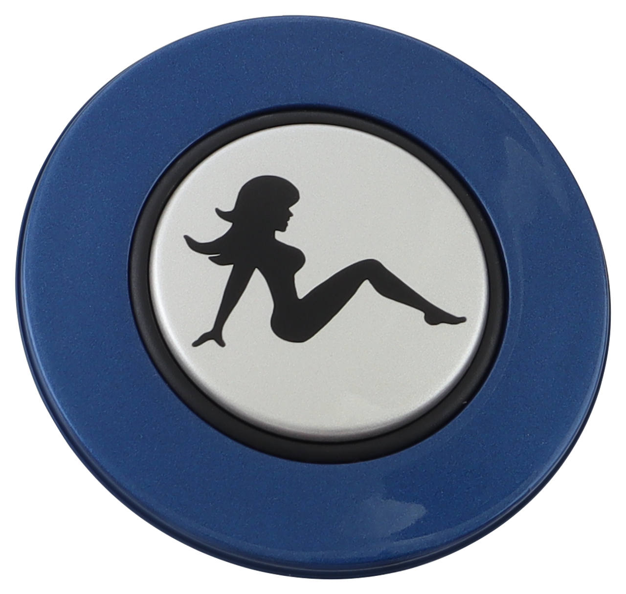 Classic Blue - Mud Flap Girl - Silver Medallion