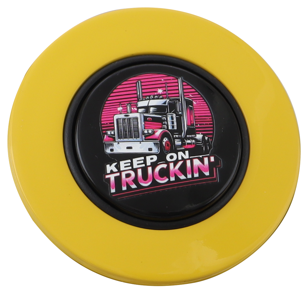 Classic Yellow - Keep on Truckin' - Black Medallion