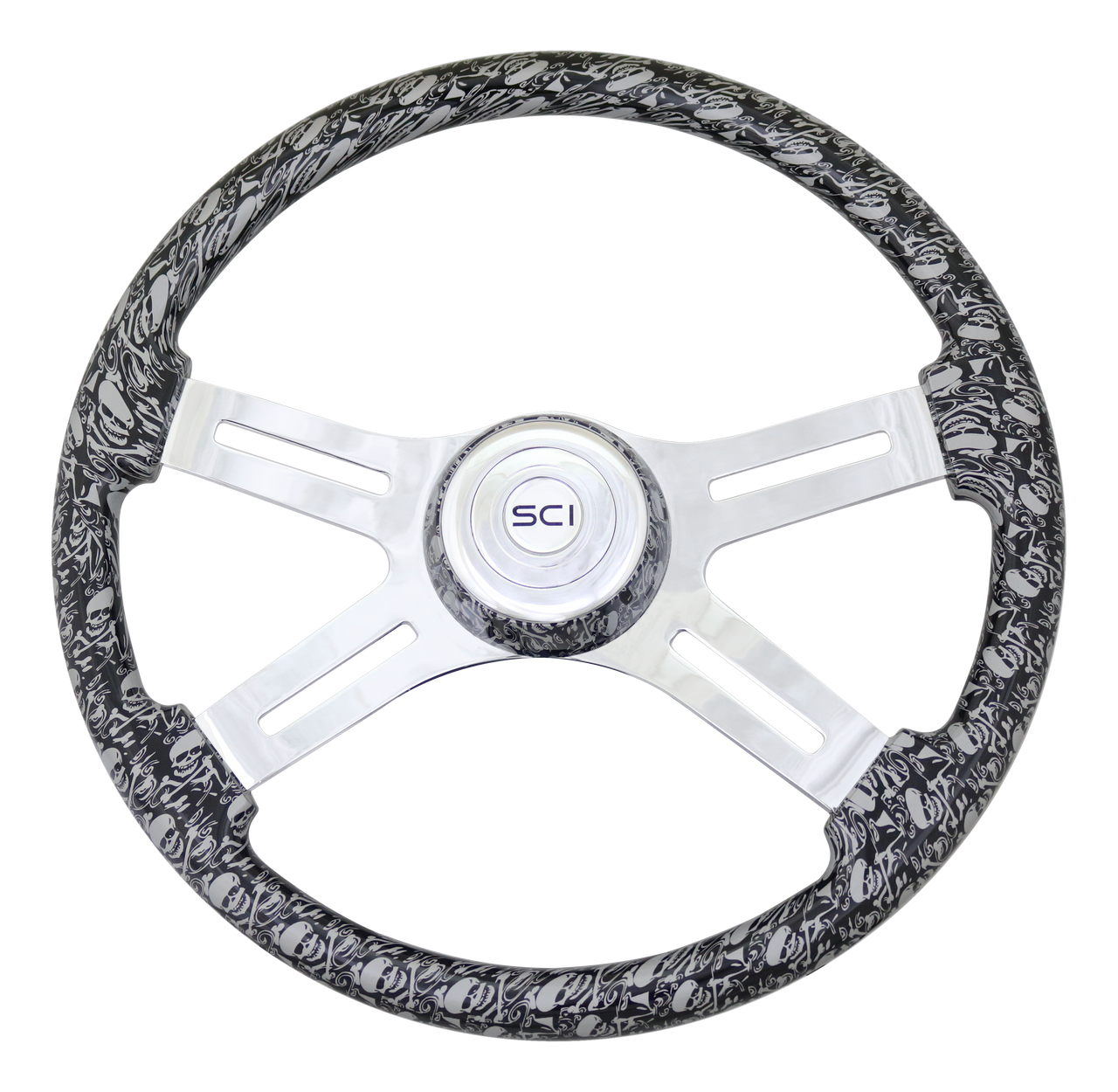 Skulls Silver - Matching Bezel