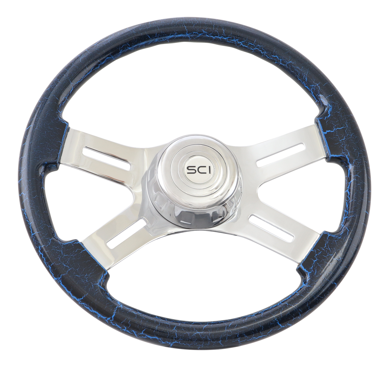 16" Classic Blue Crackle - Thumbnail 2