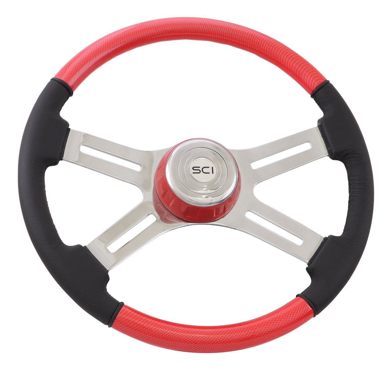 Combo "Viper Red" Carbon Fiber