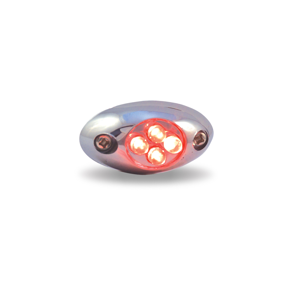 Red LED Courtesy Light - 4 Diodes