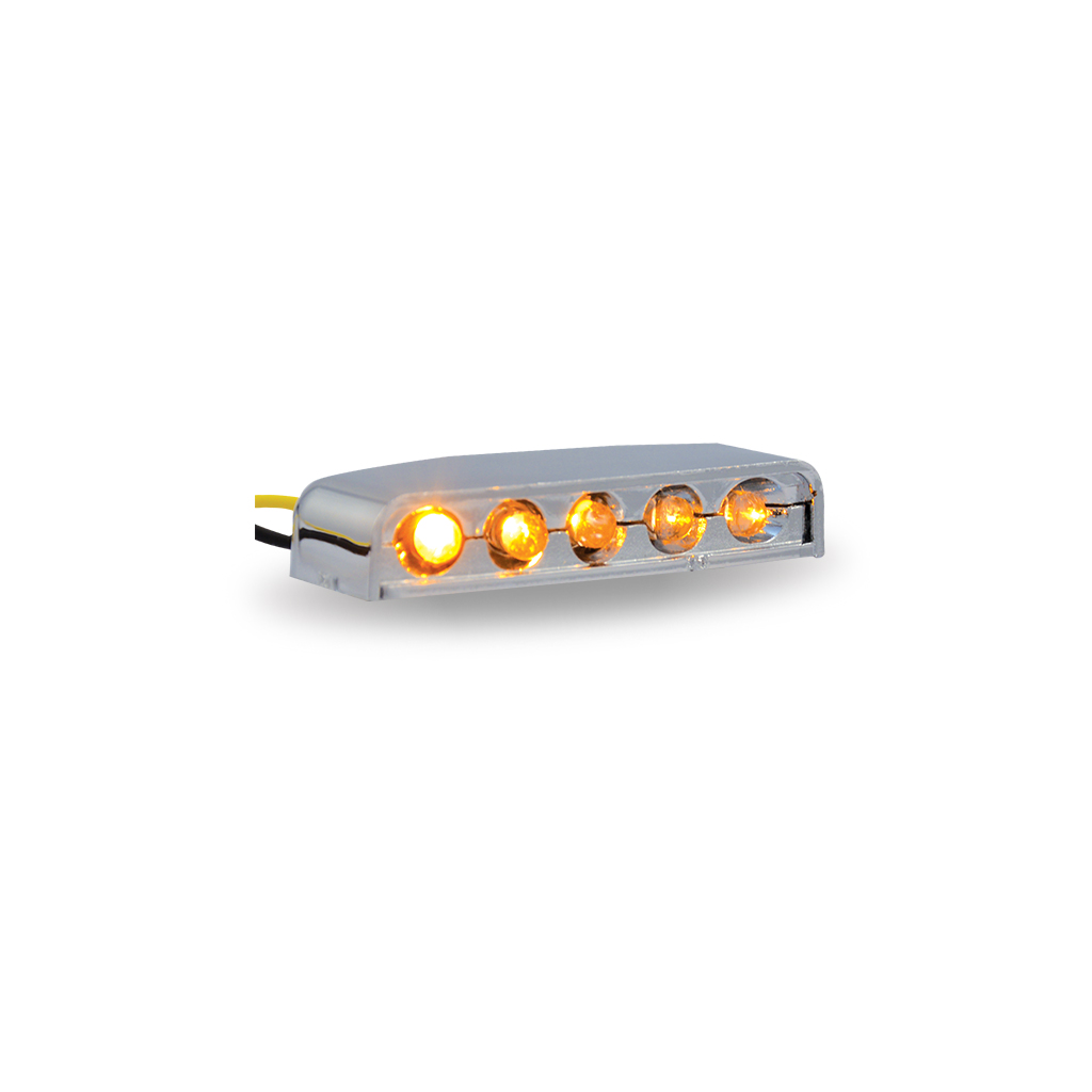 Amber LED Auxiliary Light - 5 Diodes