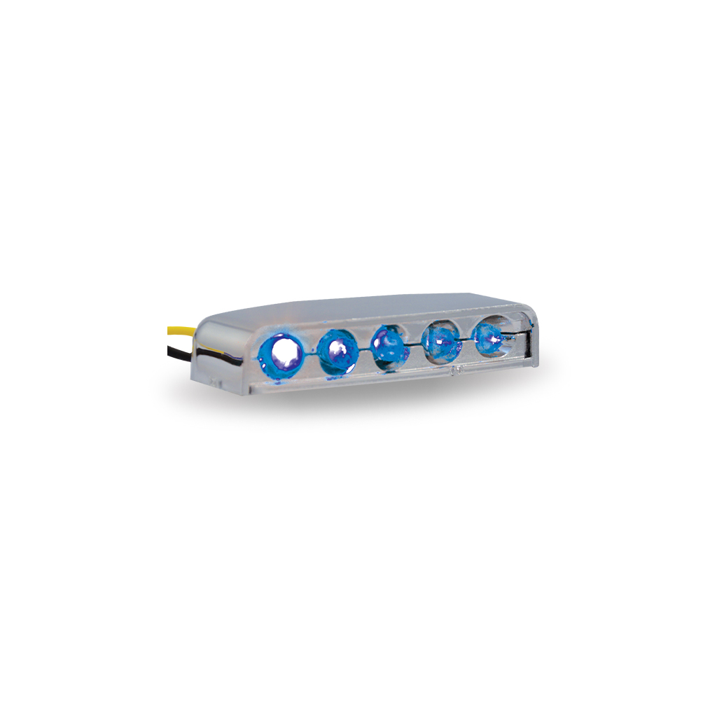 Blue LED Auxiliary Light - 5 Diodes