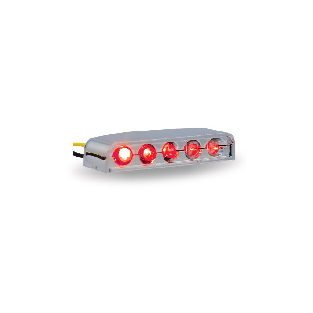 Red LED Auxiliary Light - 5 Diodes