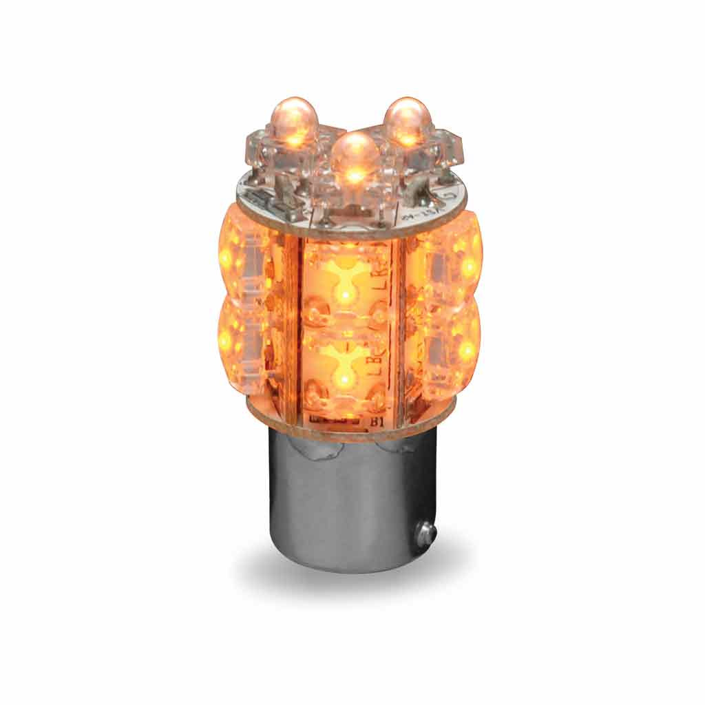 Amber Replacement LED Bulb - Dual Function | 13 Diodes