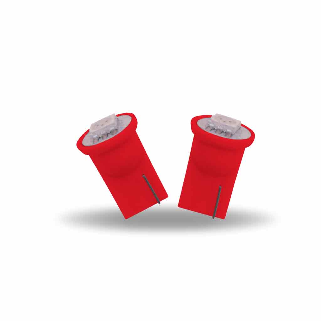 Red 194 Replacement LED Bulbs - 1 Diode