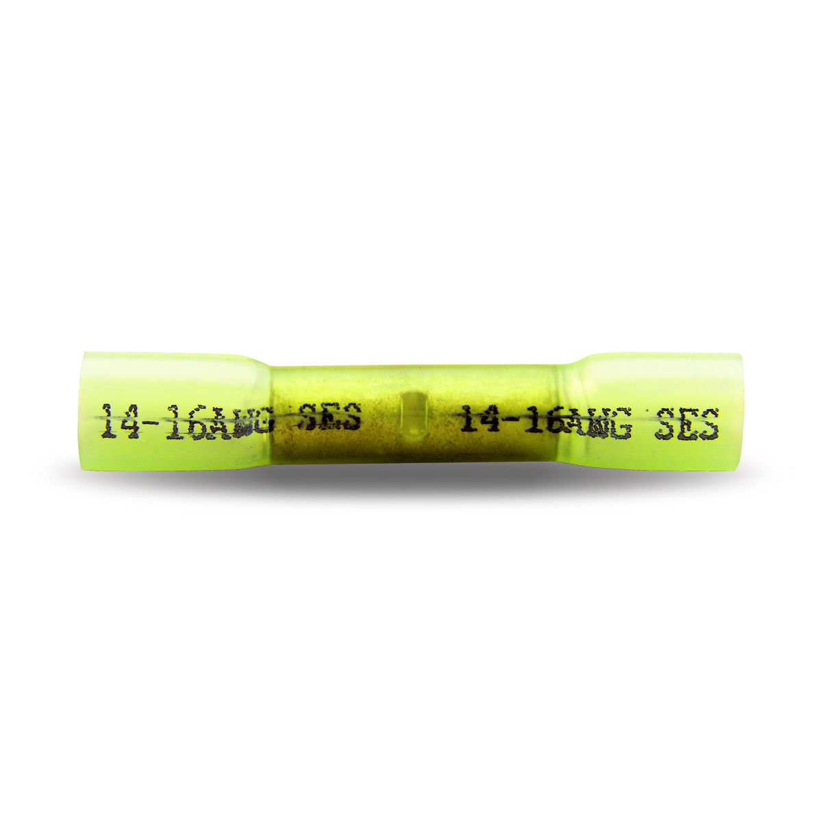 12-10 Ga. Heat Shrink Butt Connector - Yellow