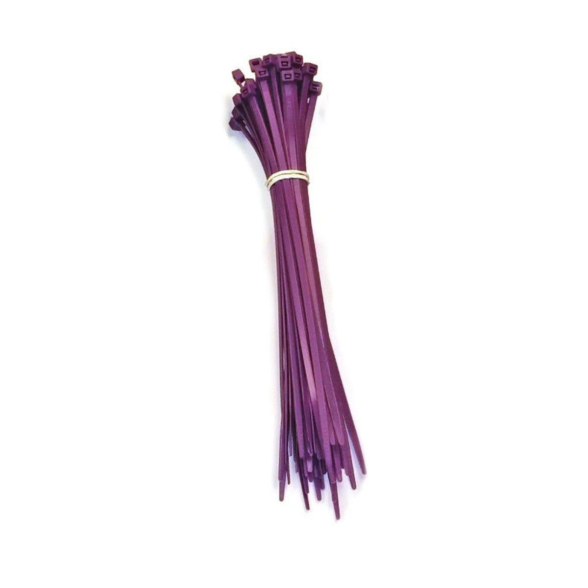 7.5" Nylon Wire Ties - Purple | 100 Pack