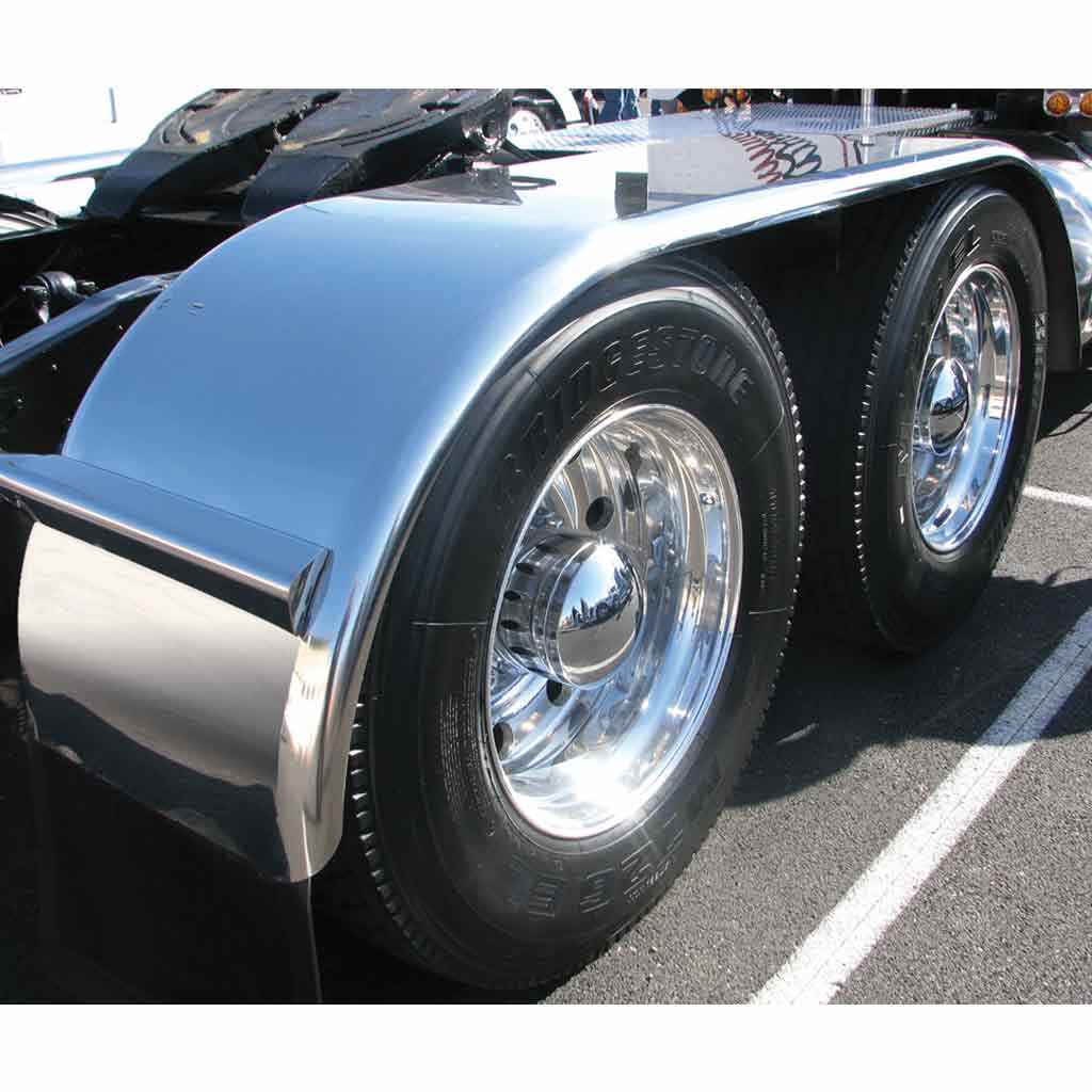 132" Smooth 60" Axle Spread Full Fenders - 14 Gauge - Thumbnail 2