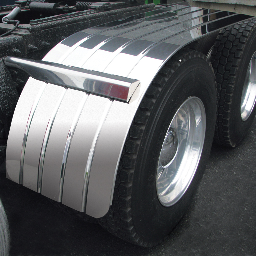 60" 4 Ribbed Half Fenders - 16 Gauge | Galvanized Steel - Thumbnail 2