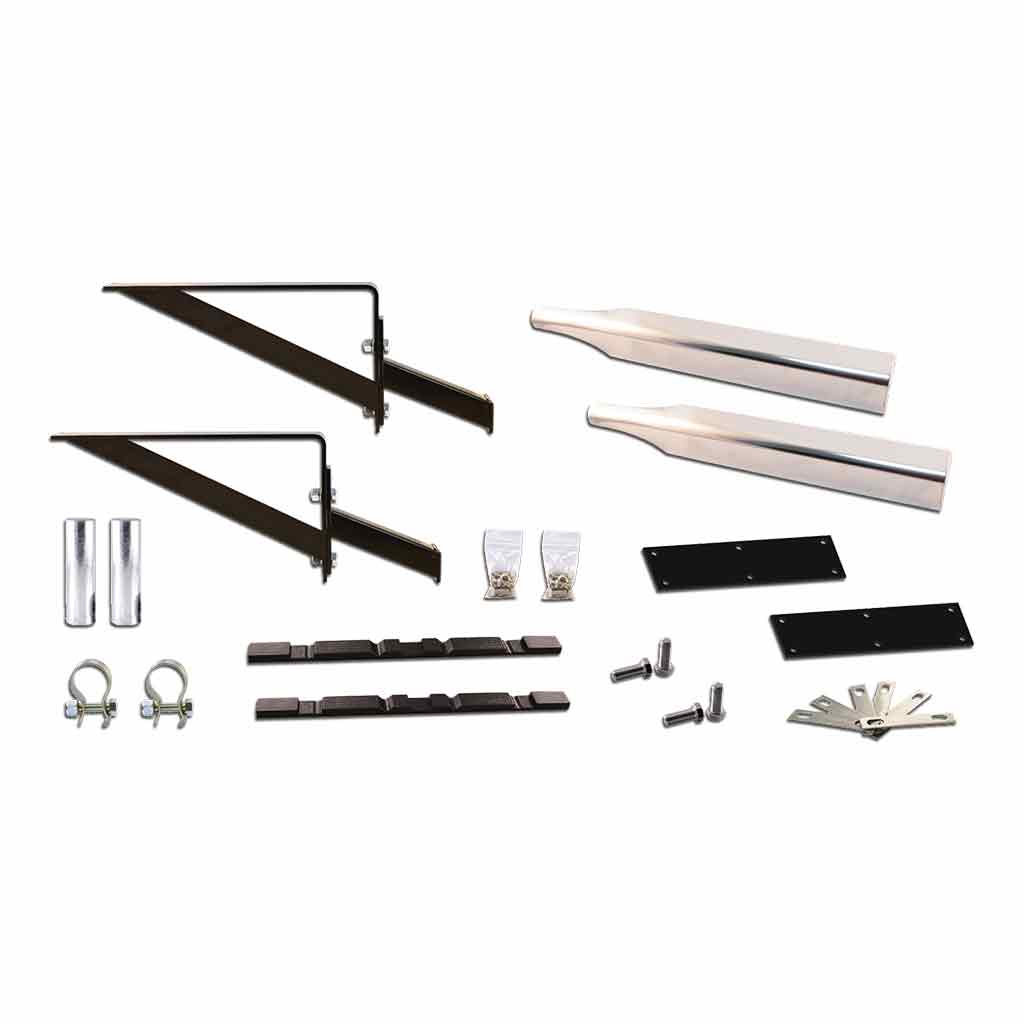 Half Fender Mounting Kit - Adjustable Fender Brackets | 12 Gauge (Heavy Duty)