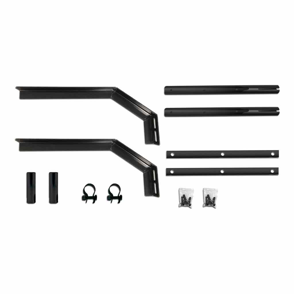Painted Half Fender Mounting Kit - Angled Fender Brackets | Tube Mounts