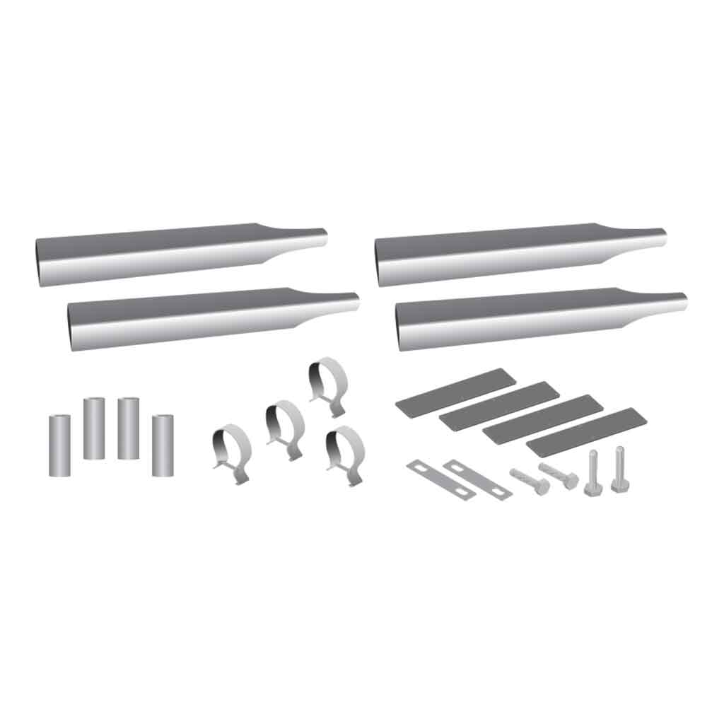 Single Axle Fender Mounting Kit - 14 Gauge (Standard) | Triangle Mounts - Thumbnail 3