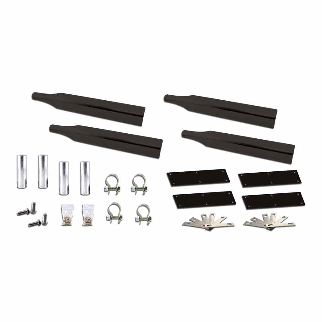 Painted Single Axle Fender Monting Kit - Triangle Mounts