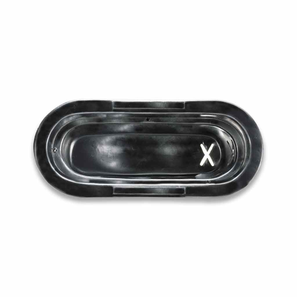 6" Oval Grommet - Closed Back | Rubber