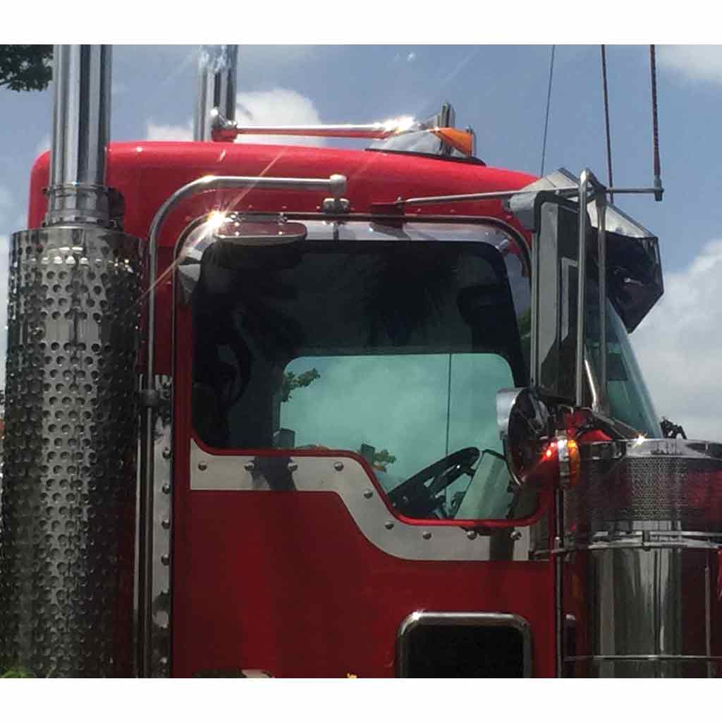 KW. Daylight Door Window Shades (All Years) - Convex Mirror Arm Cutout