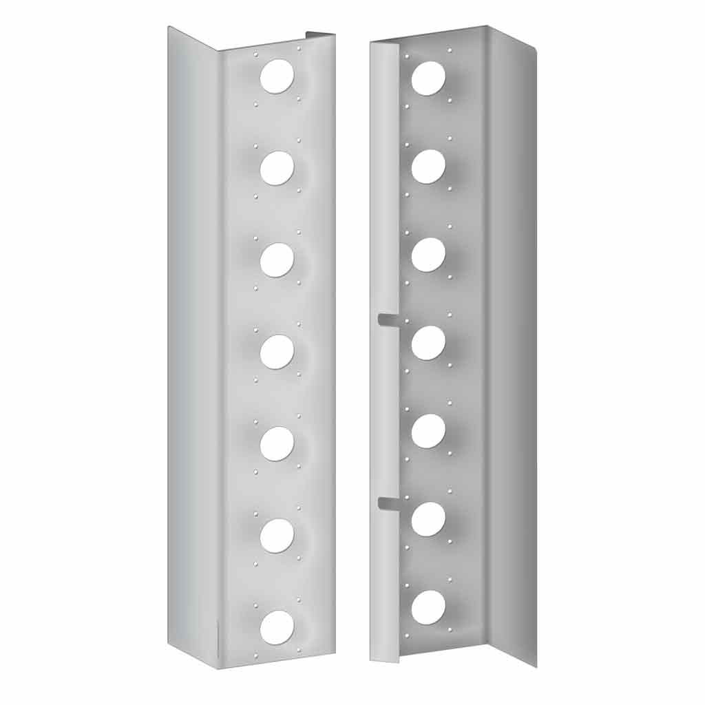 KW. W900 Front Premium Air Cleaner LED Light Bars - 14 x G2 Holes