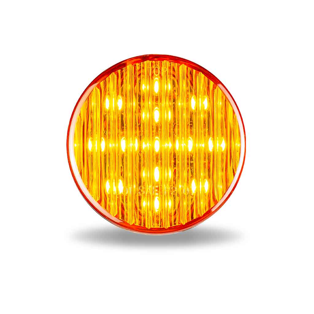 2.5" Amber Clearance Marker Round LED Light - 13 Diodes (Poly Bag) - Thumbnail 4