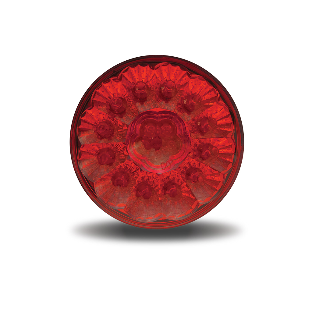 4" Red Super Diode LED Stop, Turn & Tail Light - 17 Diodes