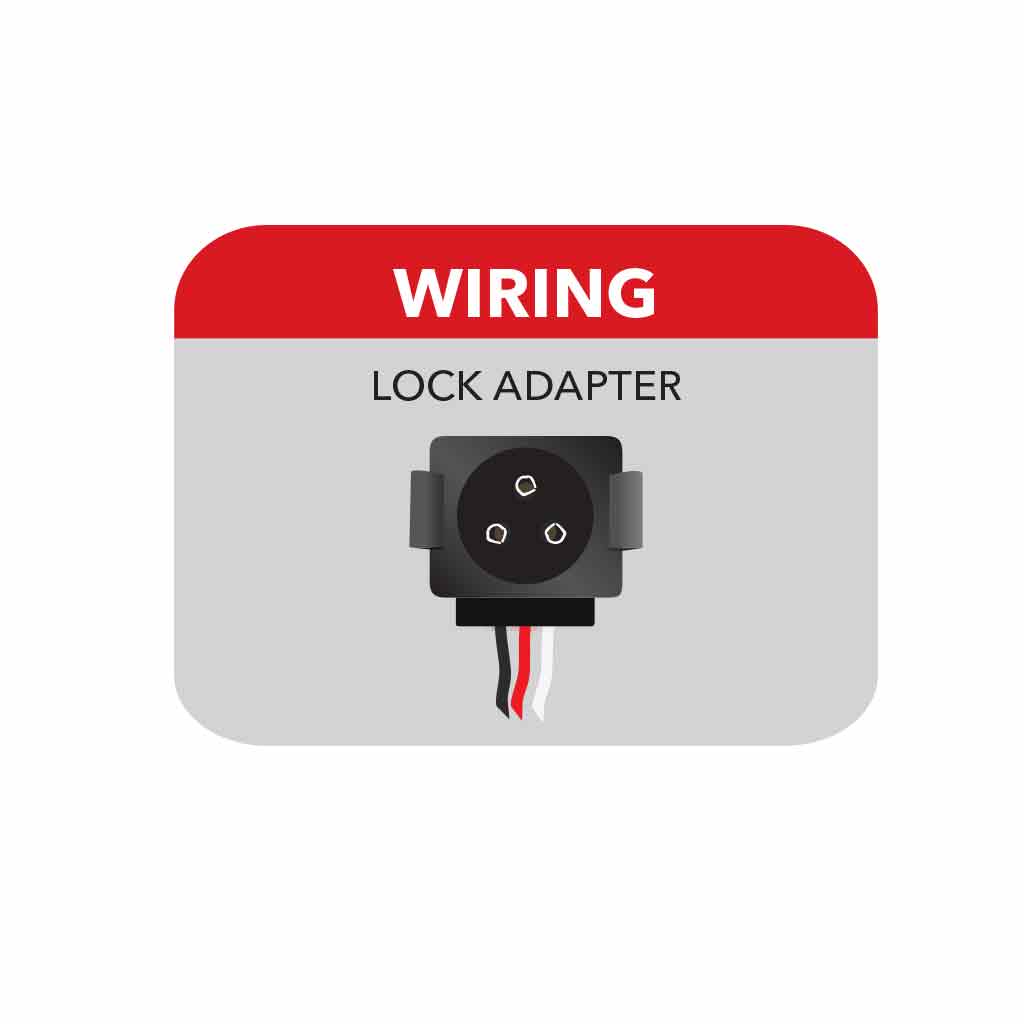 4" Red Stop, Turn & Tail Round LED Light - 8 Diodes | Lock Connector Adapter - Thumbnail 2