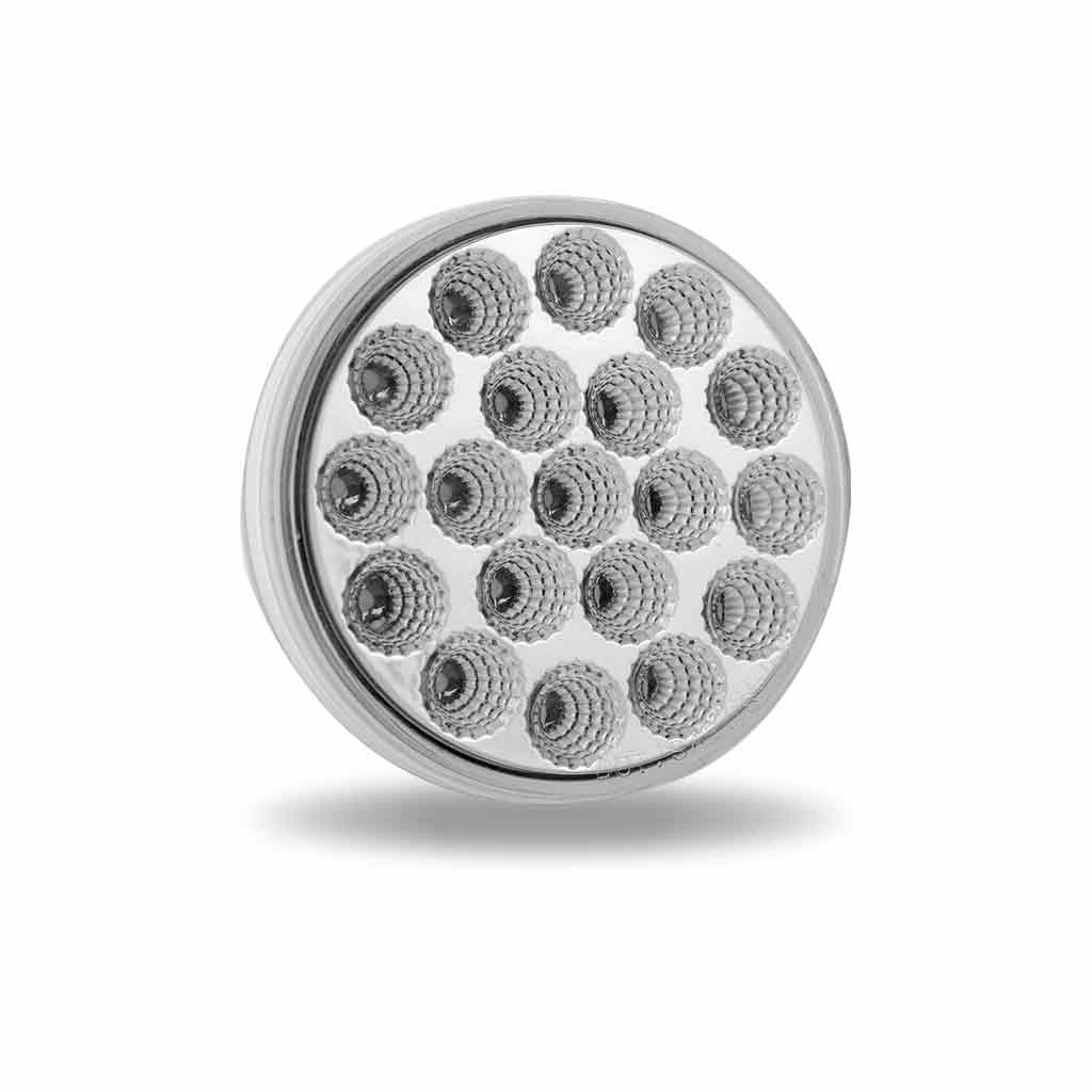 4" Amber Marker to Green Auxiliary Round LED Light - 19 Diodes - Thumbnail 9