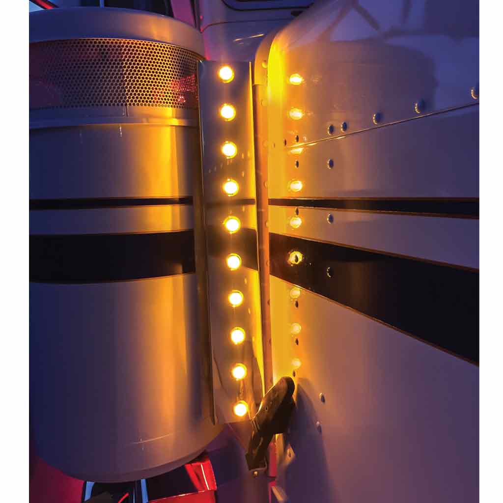 3/4" Amber Clearance Marker Round LED Light - 3 Diodes (Poly Bag) - Thumbnail 7