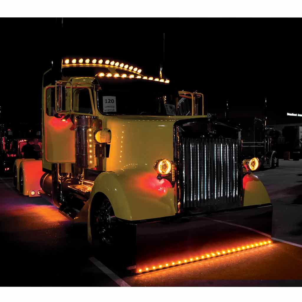 3/4" Amber Clearance Marker Round LED Light - 3 Diodes (Poly Bag) - Thumbnail 8