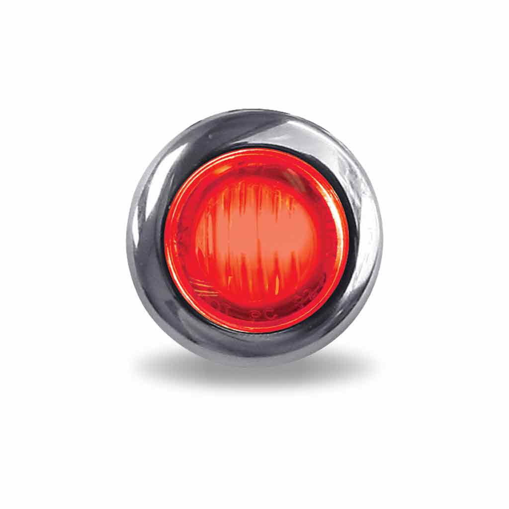 3/4" Red Marker Round LED Light - 3 Diodes - Thumbnail 5